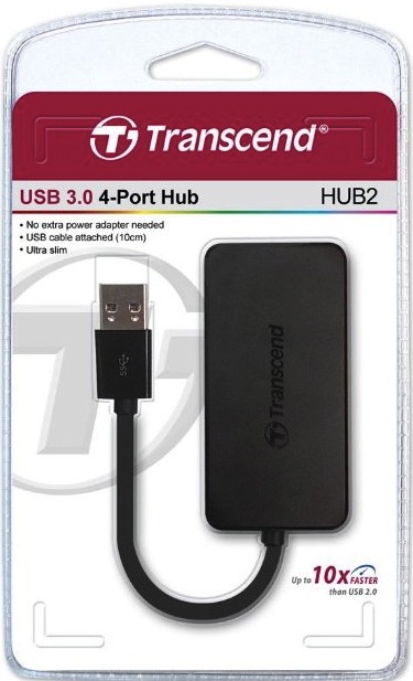 USB хаб Transcend USB 3.0 HUB 4 ports (TS-HUB2K)