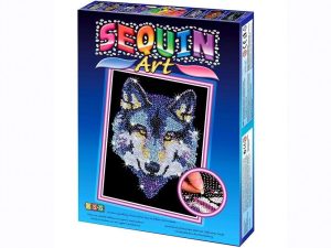 Набір для творчості Sequin Art Blue Вовк 25*34см