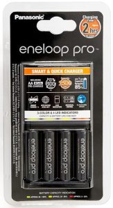 Зарядний пристрій Panasonic Smart-Quick Charger + Акумулятор Eneloop Pro NI-MH  AA 2500 мАг, 4 шт.