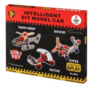 Конструктор металічний Same Toy Inteligent DIY Model Car 3в1 117 елементів (58042Ut)