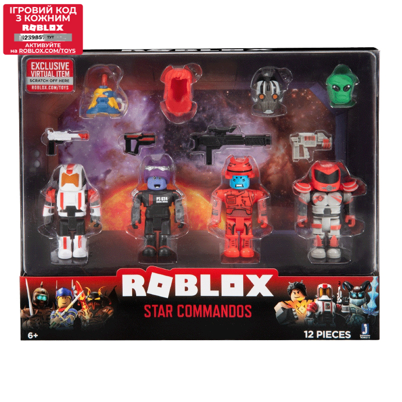 Ігрова колекційна фігурка Jazwares Roblox Mix & Match Set Star Commandos W6 (ROB0213)