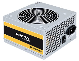 Блок живлення CHIEFTEC iArena  (400W), >85%, 120мм, 1xMB 24pin(20+4), 1xCPU 8pin(4+4), 2xMolex, 3xSATA, 1xPCIe 8pin(6+2), Bulk