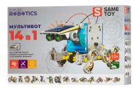 Робот-конструктор Same Toy Мультибот 14 в 1 на солнечной батарее (214UT)