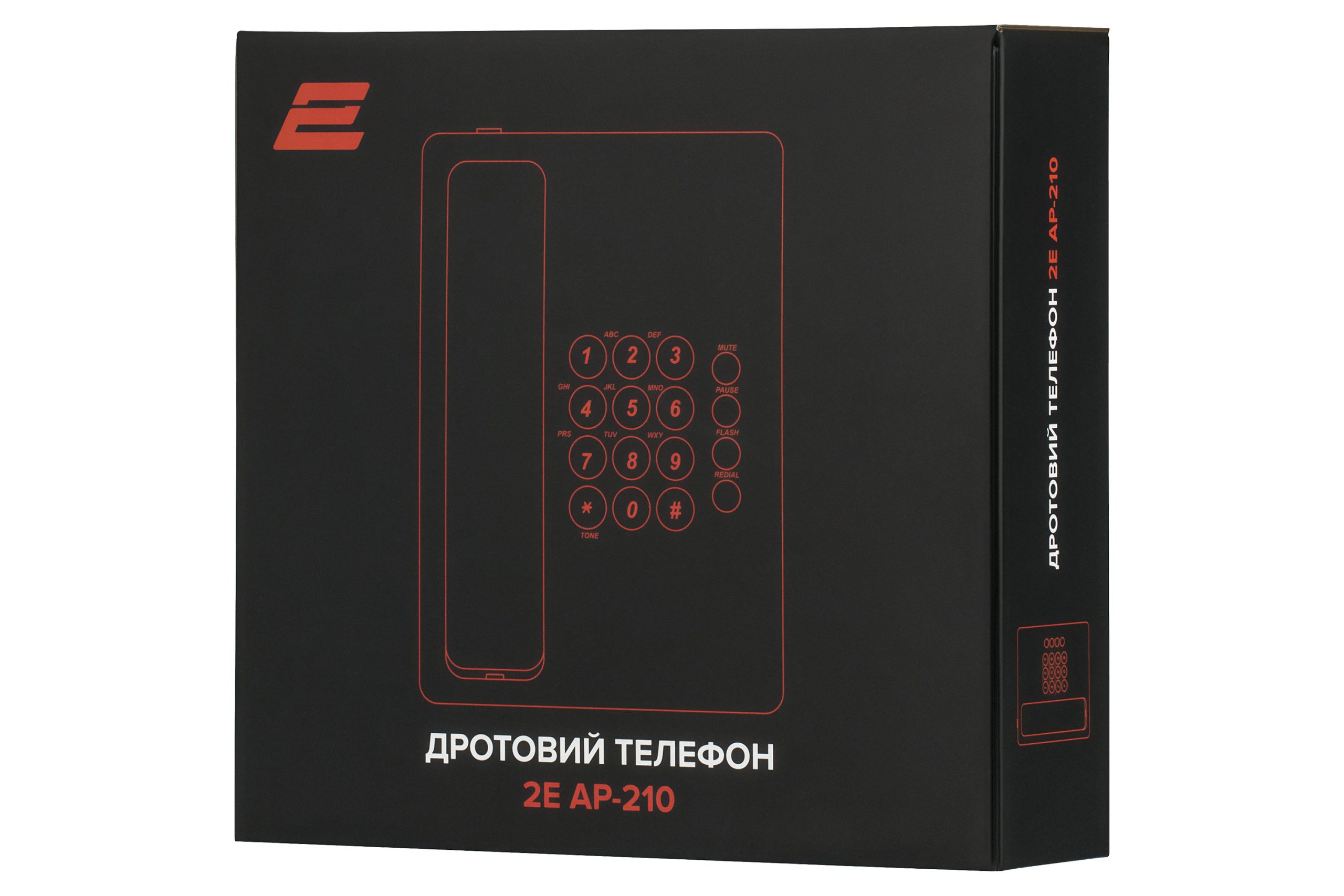 Дротовий телефон 2E AP-210 Black