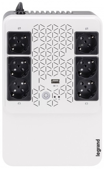 ИБП Legrand KEOR MULTIPLUG 600 ВА/360Вт, (4+2) хSchuko (310081)