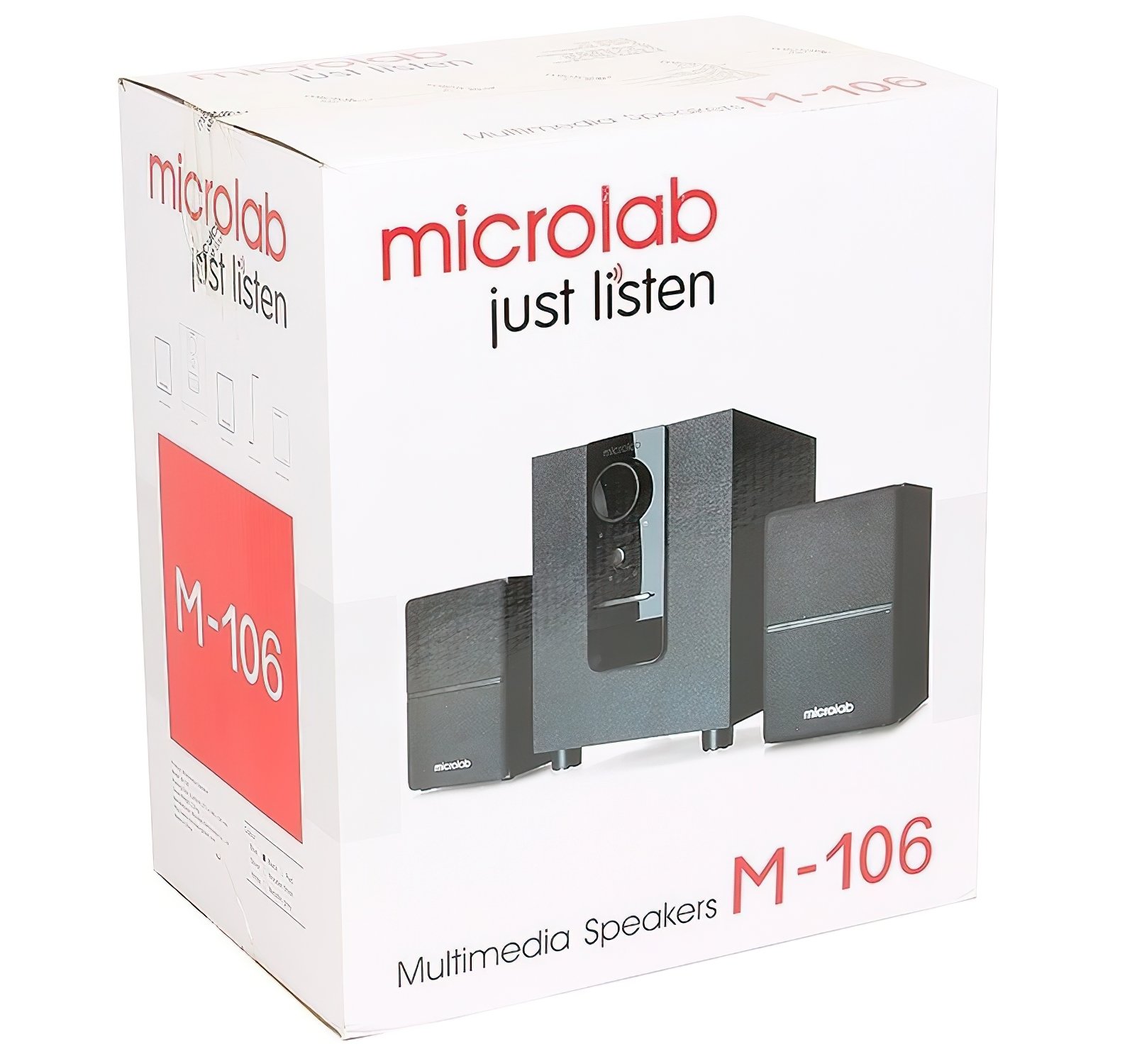 Акустична система 2.1 Microlab M-106 Black (M-106)