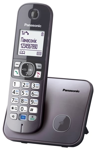 Телефон DECT PANASONIC KX-TG6811UAM Metallic