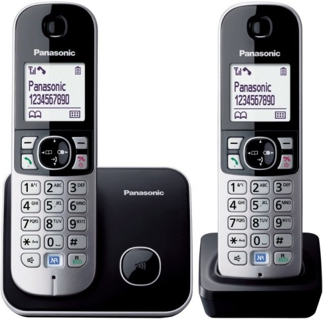 Телефон Dect Panasonic KX-TG6812UAB Black