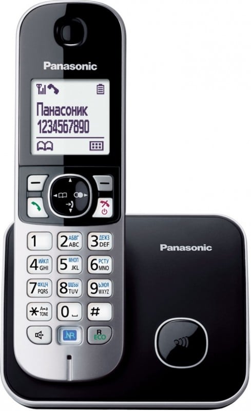 Телефон DECT PANASONIC KX-TG6811UAB Black