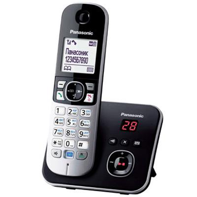 Телефон Dect Panasonic KX-TG6821UAB Black