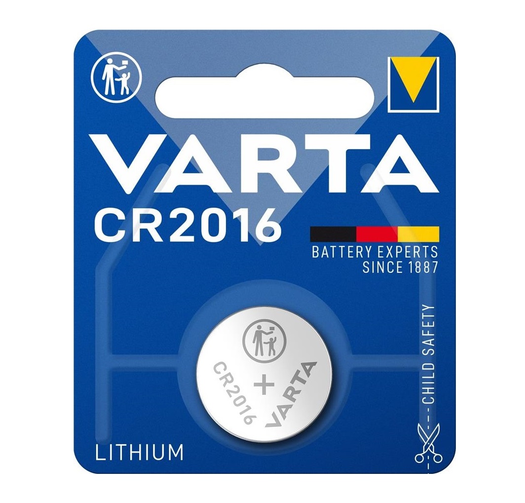 Батарейка VARTA літієва CR2016 блістер, 1 шт.