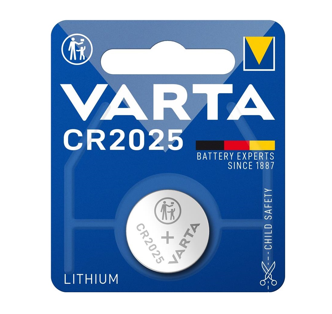 Батарейка VARTA літієва CR2025  блістер, 1 шт.