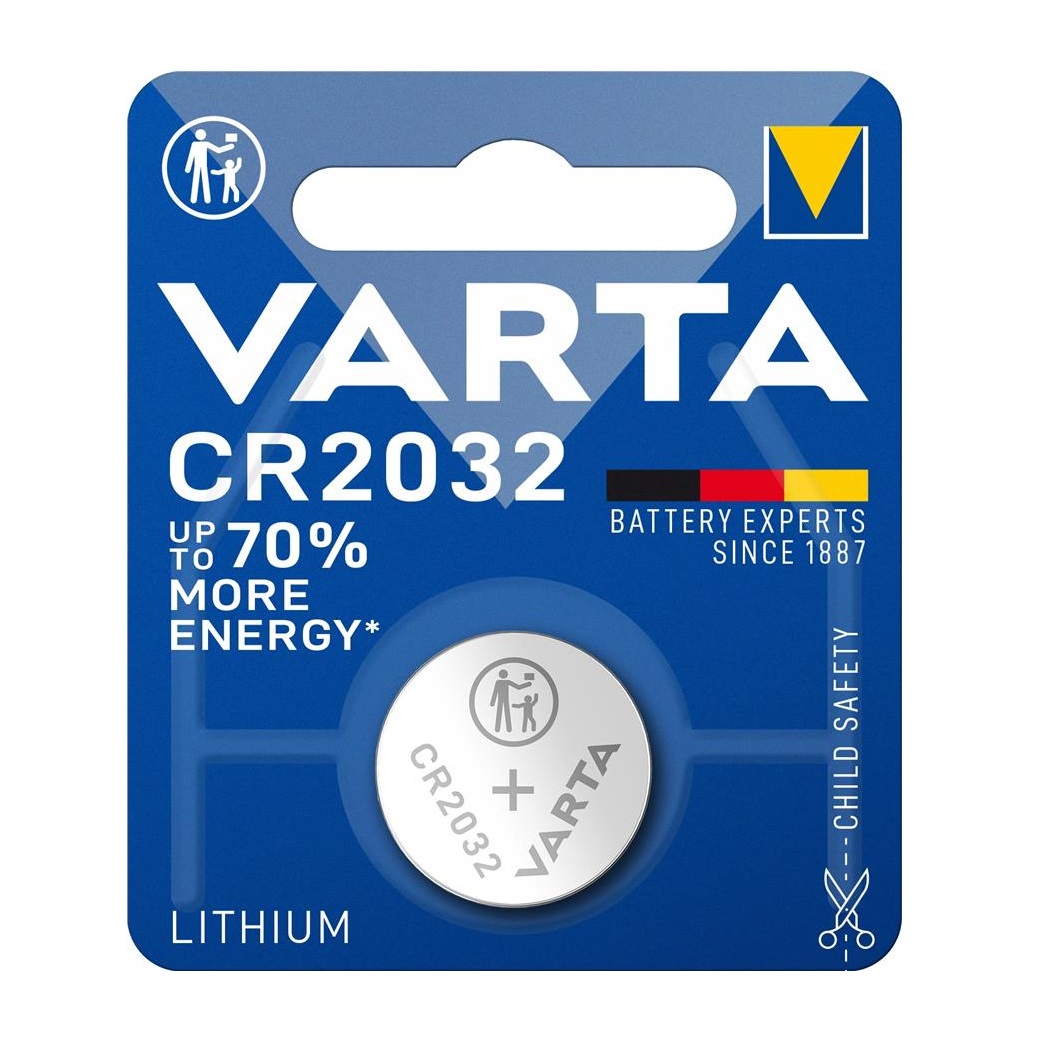 Батарейка VARTA літієва CR2032  блістер, 1 шт.