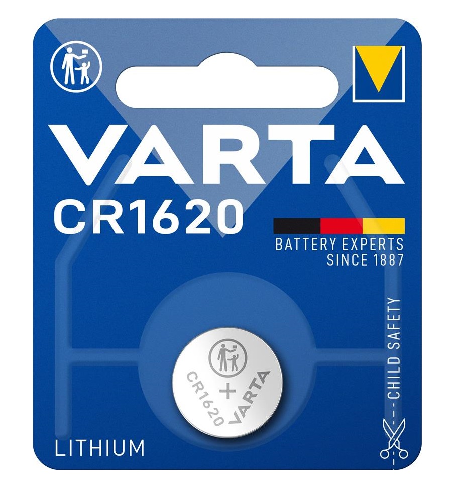 Батарейка VARTA літієва CR1620 блістер, 1 шт.