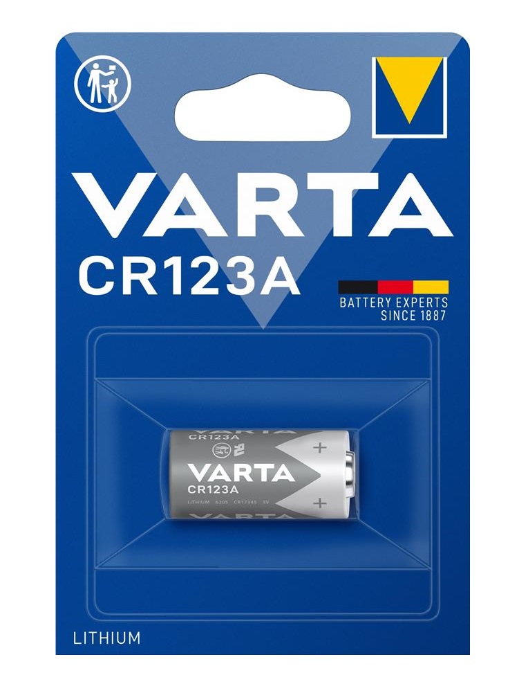 Батарейка VARTA  літієва CR123 блістер, 1 шт.