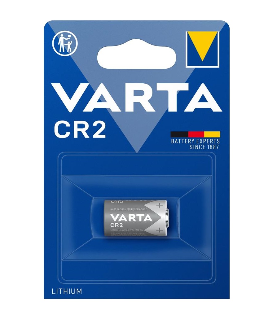 Батарейка VARTA літієва CR2 блістер, 1 шт.