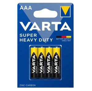 Батарейка VARTA Super Heavy Duty  вугільно-цинкова AAA BLI 4 блістер, 4 шт.