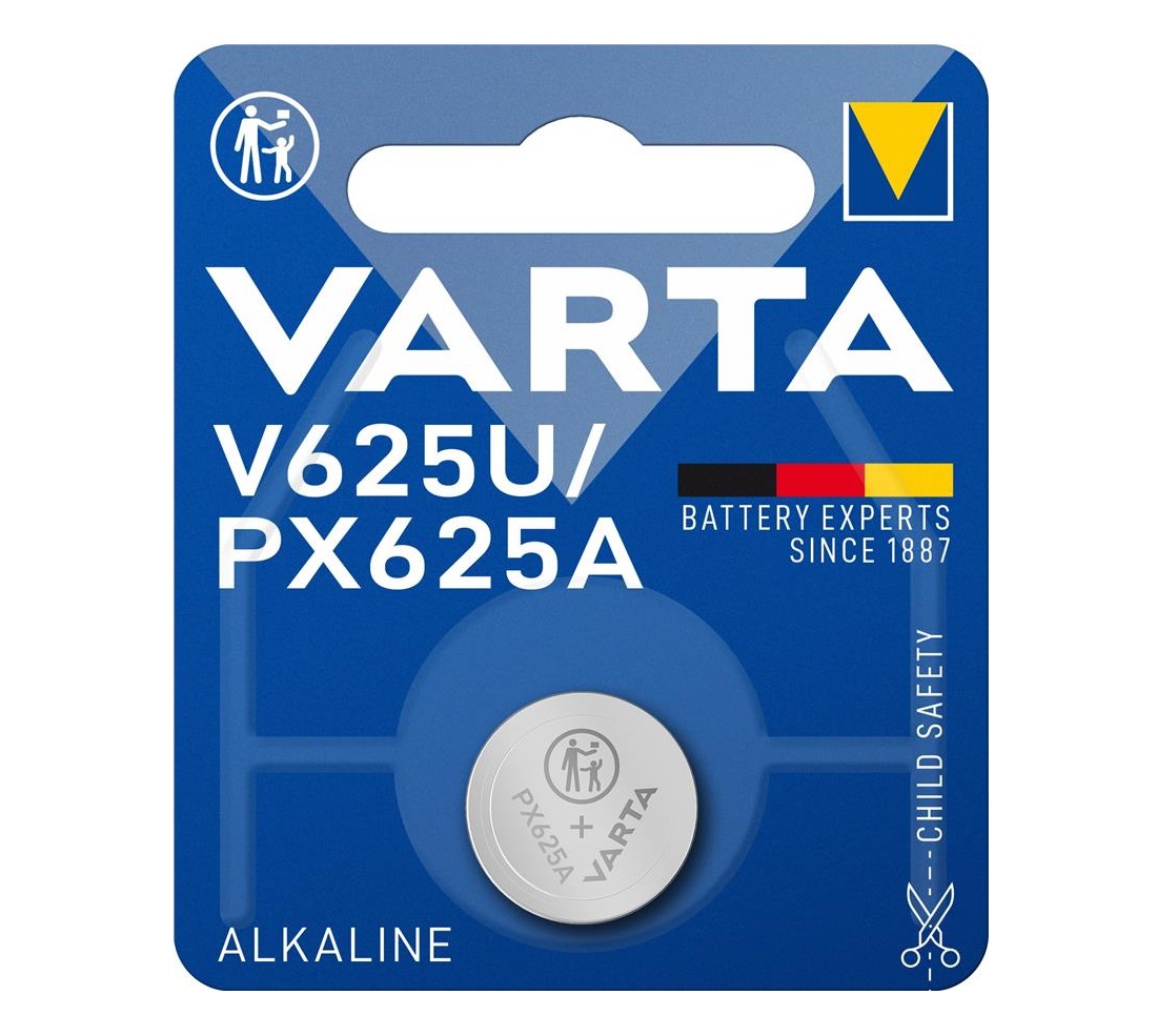 Батарейка VARTA лужна V625 U (AG625, GPAX625A, EPX625G, KA625, R625, PX625A) блістер, 1 шт.