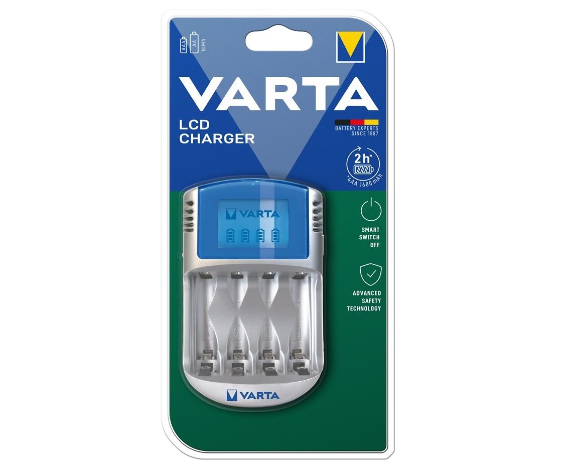 Зарядное устройство Varta LCD Charger АА/АААх4