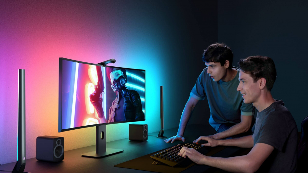 Набір адаптивного підсвічування Govee H604A DreamView G1 Pro Gaming Light 24-29» RGB Сірий (B604A311)