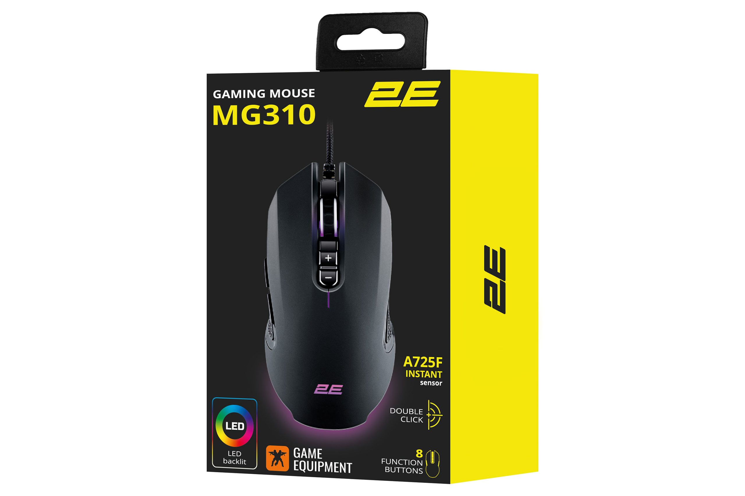 2E Gaming Миша MG310 LED USB Black