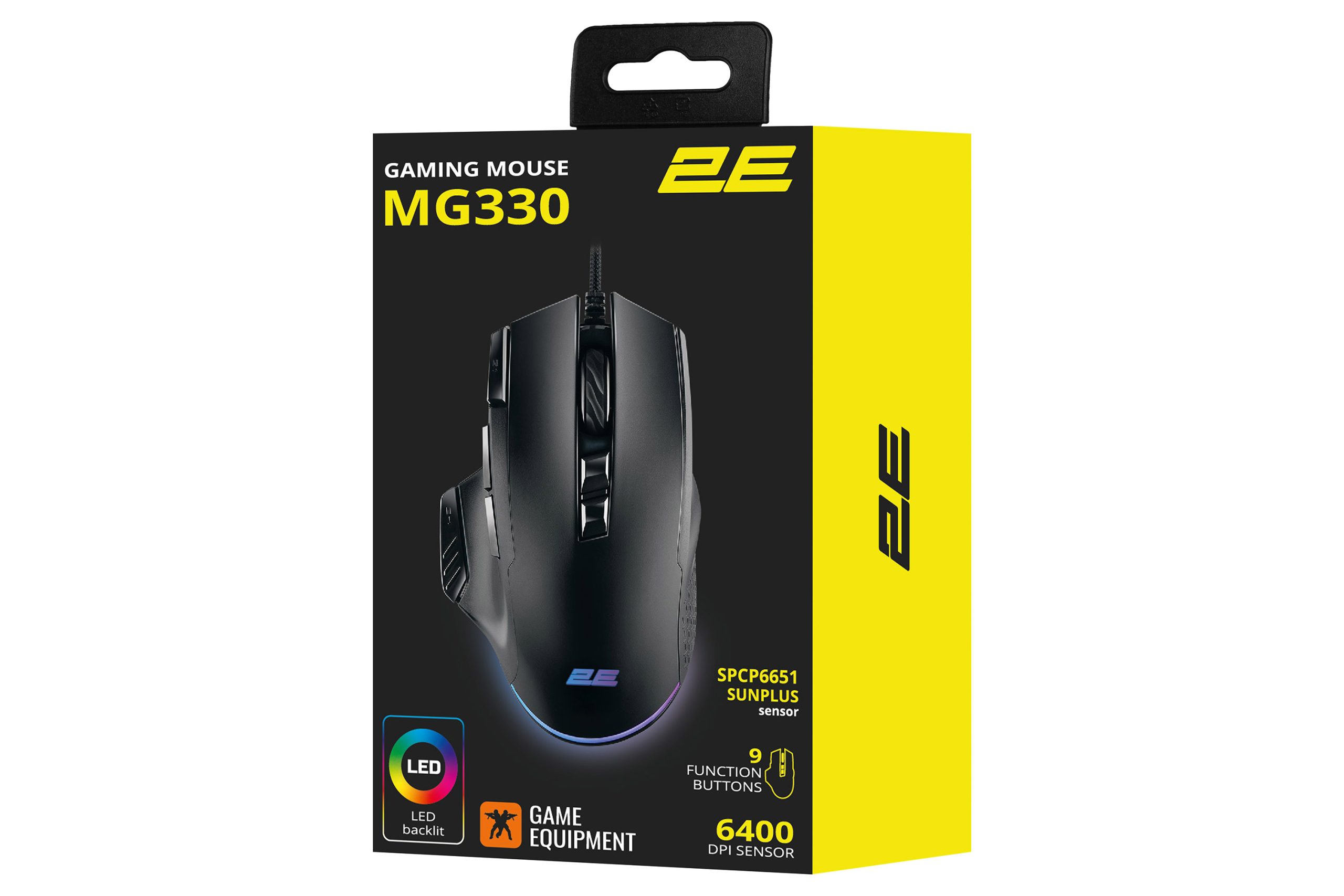 2E Gaming Миша MG330 RGB USB Black