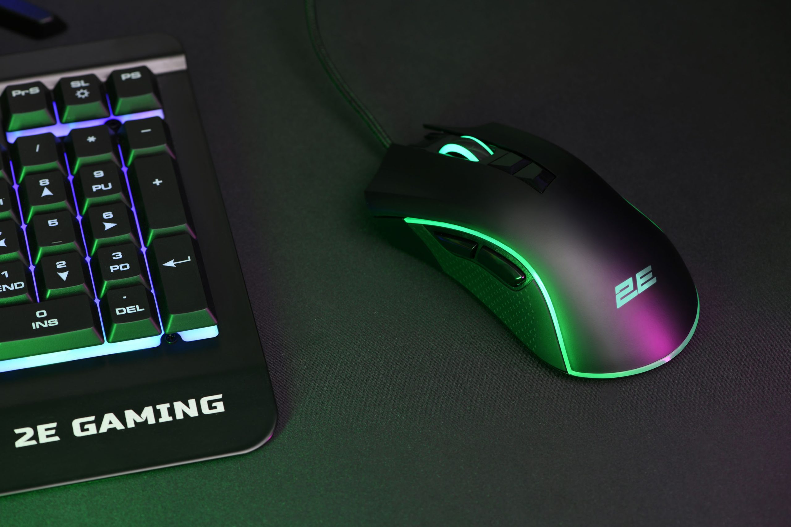 2E Gaming Миша MG340 RGB USB Black