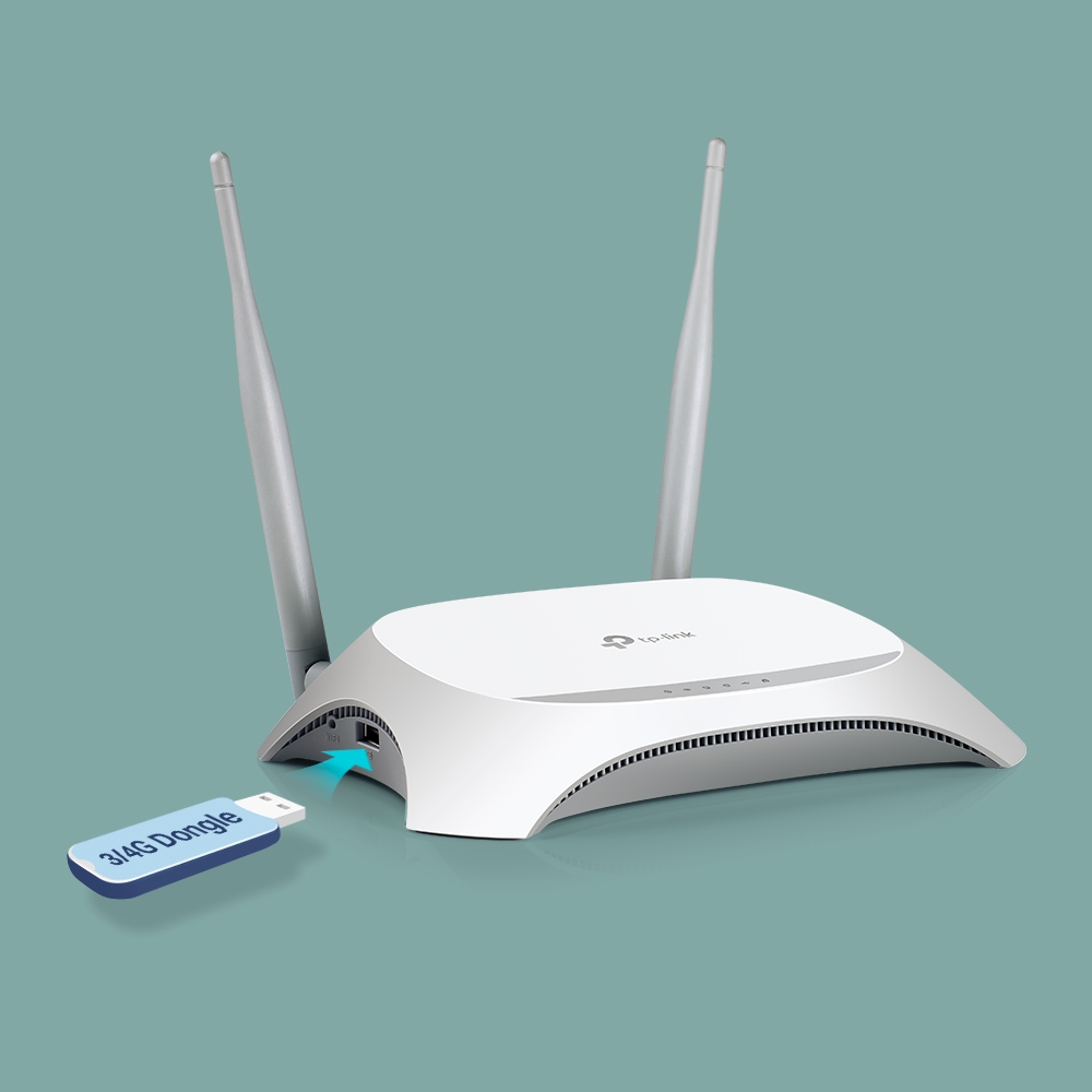 Роутер TP-Link TL-MR3420 300Мбит/с, USB