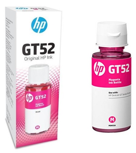 Чорнила HP GT52 DJ5810/5820, Ink Tank 115/315/319/410/415/419, Smart Tank 500/515/530/615/670/720/750/790 Magenta  (8000 стор)