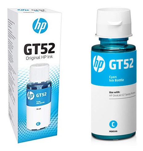 Чорнила HP GT52 DJ5810/5820, Ink Tank 115/315/319/410/415/419, Smart Tank 500/515/530/615/670/720/750/790 Cyan (8000 стор)