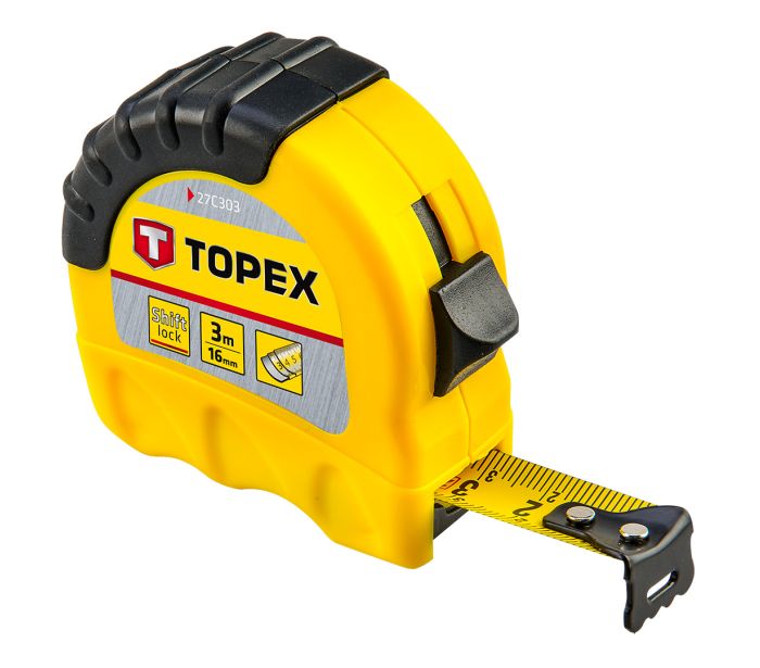 Рулетка TOPEX, 3м х 16мм