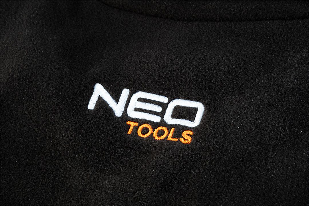 Кофта робоча Neo Tools Outdoor, флісова, 300г/м кв, на блискавці, M(50), чорний