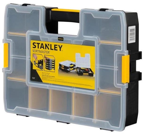 Органайзер Stanley Sort Master, 17 відділень, регульовані перегородки, 9х43x33см, пластик