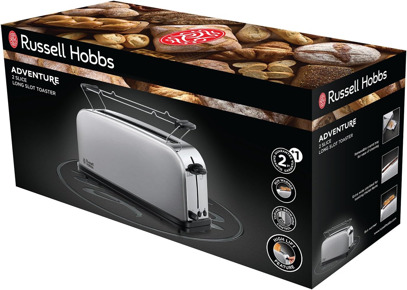 Тостер Russell Hobbs 21396-56 Oxford 2 Slice Long Slot