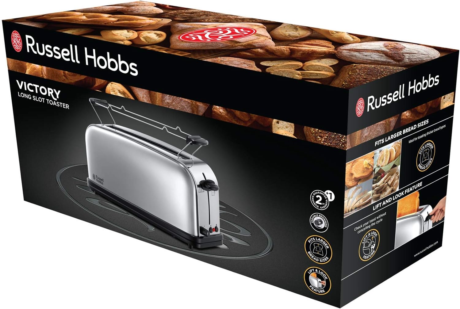 Тостер Russell Hobbs 23510-56 Chester Long Slot 2 Slice