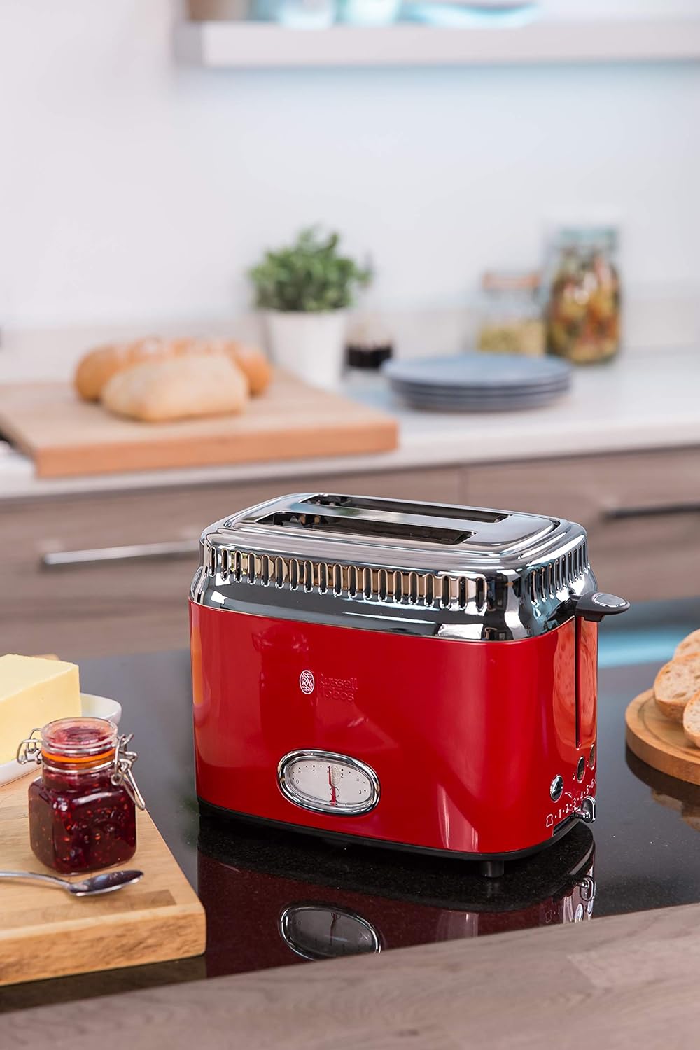 Тостер Russell Hobbs 21680-56 Retro Red