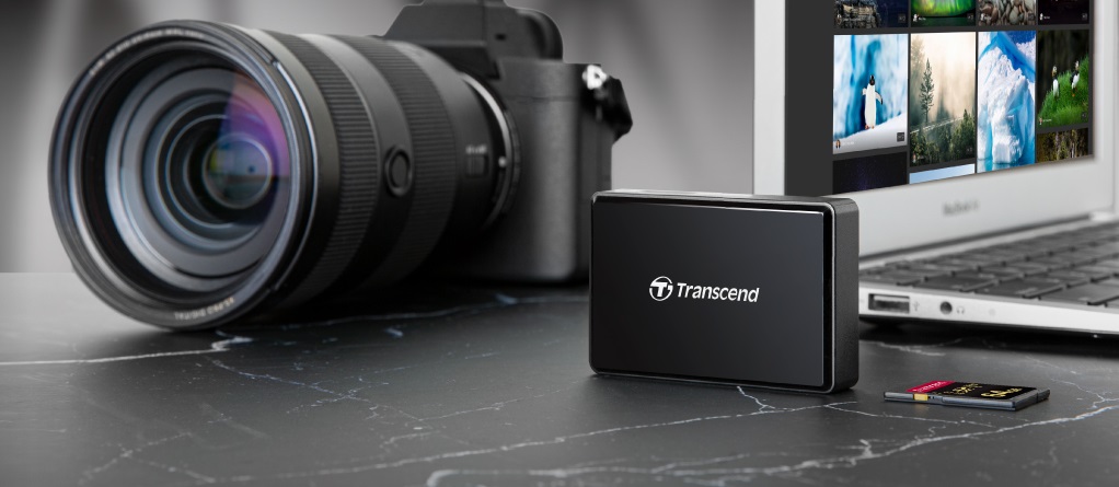 Кардрідер Transcend USB 3.1 Type-A > microSD/SD/CF UHS-II Чорний