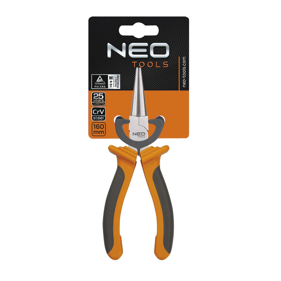 Круглогубці Neo Tools, 160мм, CrV