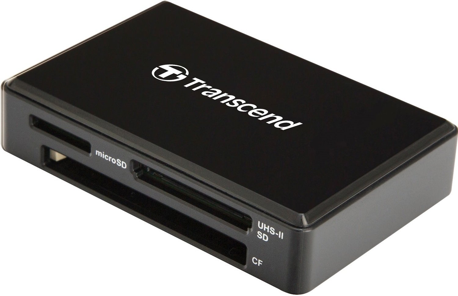 Кардрідер Transcend USB 3.1 Type-A > microSD/SD/CF UHS-II Чорний