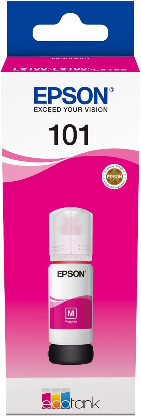 Контейнер с чернилами Epson 101 EcoTank L14150/L4150/L4160/L4260/L4267/L6160/L6170/L6190/L6270/L6290 magenta