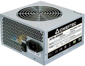 Chieftec Блок живлення Value (500W), >80%, 80+ White(230V Only), 120мм, 1xMB 24pin(20+4), 1xCPU 8pin(4+4), 2xMolex, 3xSATA, 1xPCIe 8pin(6+2), Bulk