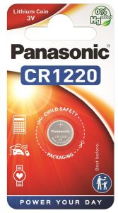 Батарейка Panasonic літієва CR1220 блістер, 1 шт.