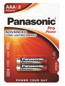 Батарейка Panasonic PRO POWER лужна AAA блістер, 2 шт.