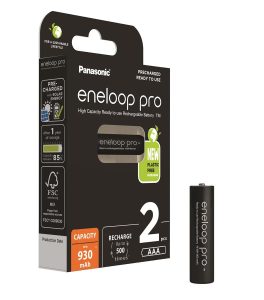 Акумулятор Panasonic Eneloop NI-MH Pro AAA 930 мАг, 2 шт. (BK-4HCDE/2BE)