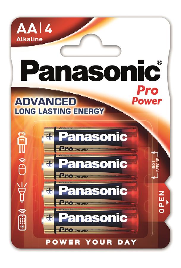 Батарейка Panasonic PRO POWER лужна AA блістер, 4 шт.