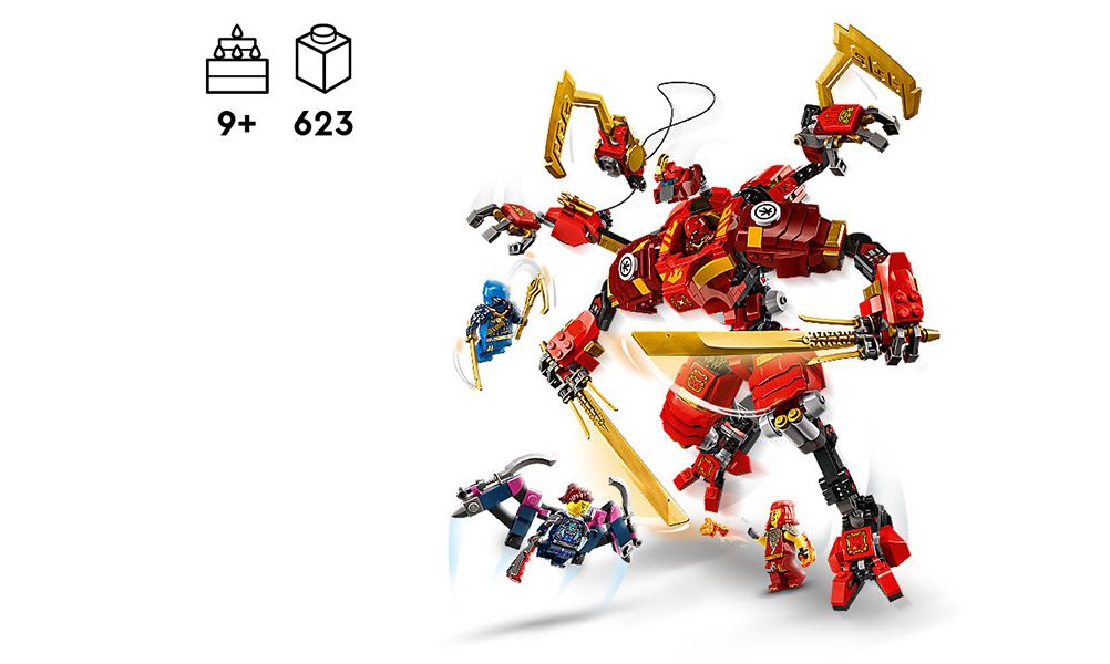 Конструктор LEGO Ninjago Робот-скелелаз ніндзя Кай