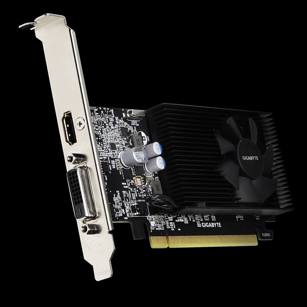 Відеокарта GIGABYTE GeForce GT1030 2GB DDR4 Silent low profile (GV-N1030D4-2GL)