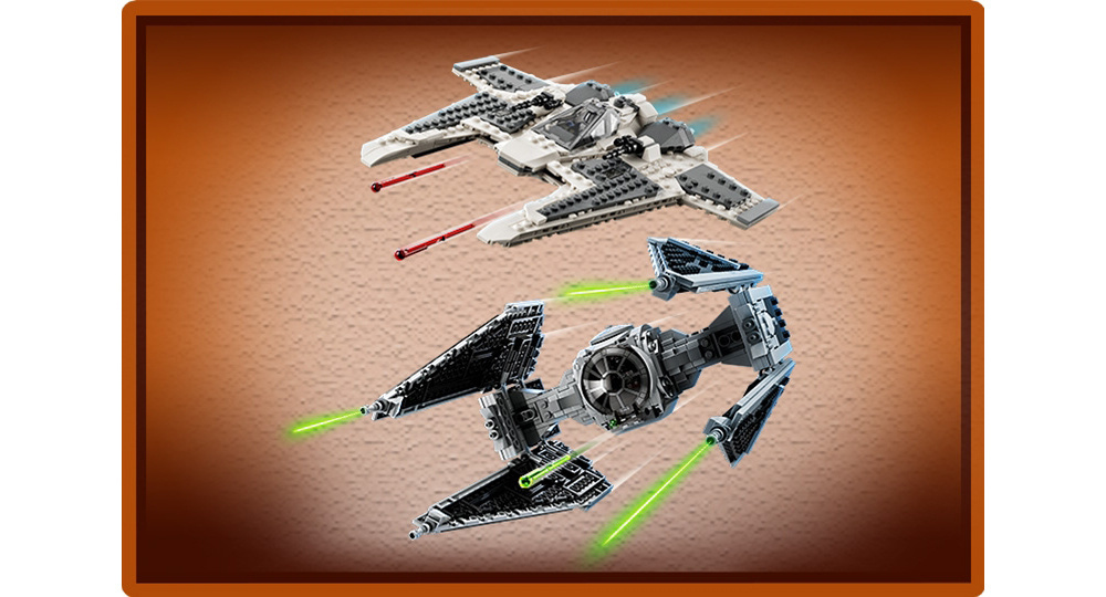 LEGO 75348 Star Wars Мандалорський винищувач проти перехоплювача TIE