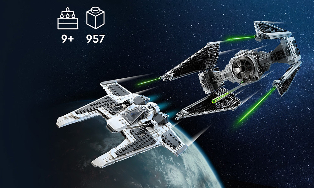 LEGO 75348 Star Wars Мандалорський винищувач проти перехоплювача TIE