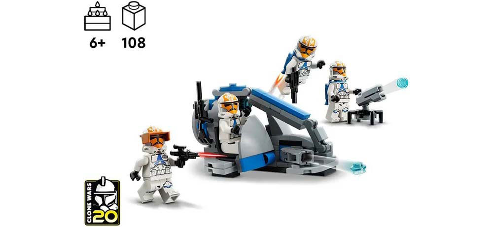 LEGO 75359 Star Wars Бойовий набір солдатів-клонів 332 полиця Асокі